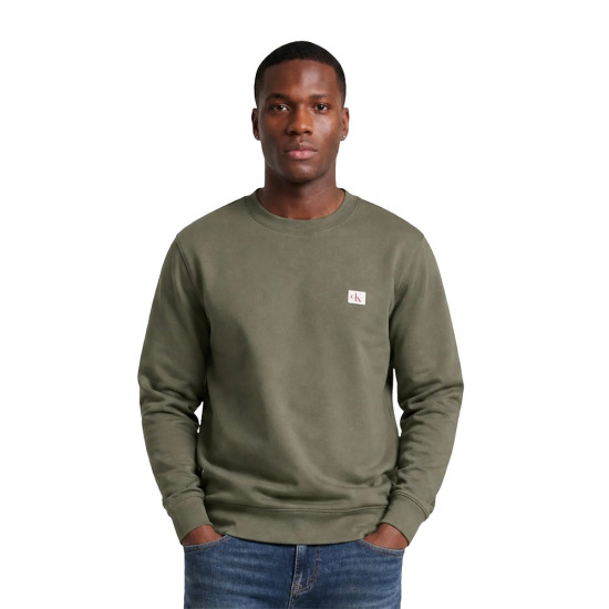 Calvin Klein Ανδρικό φούτερ French Terry Woven Label Sweatshirt